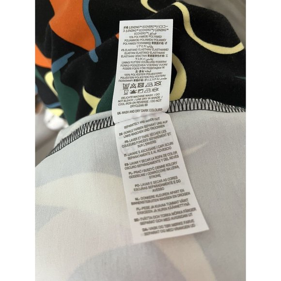 BODEN 14R Mod Sheath Dress Abstract Long Sleeves Retro Knee Length Workwear New - Picture 12 of 16